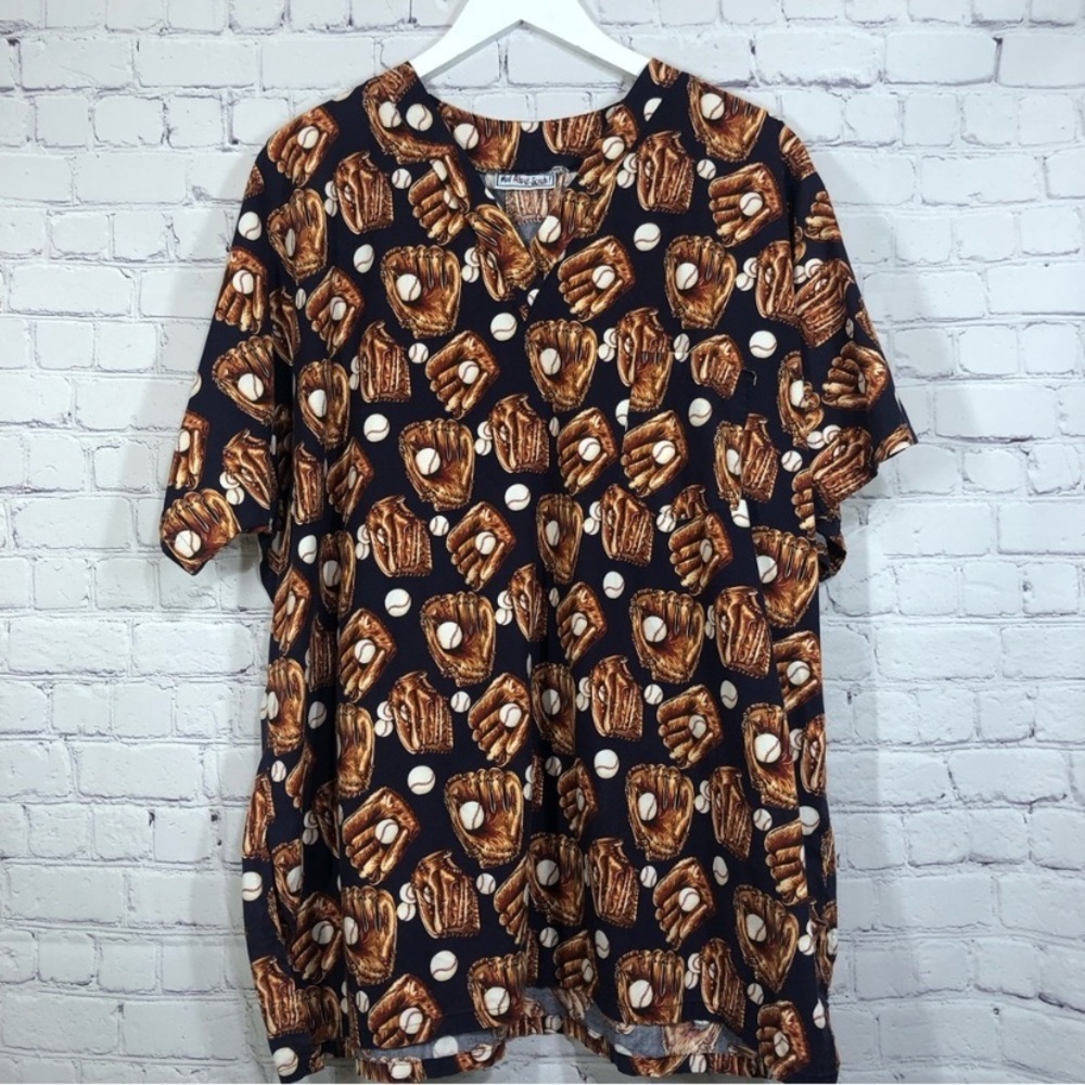 Baseball Glove Print Men's Jersey